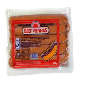 Beef Viennas 500gms (ex-long)