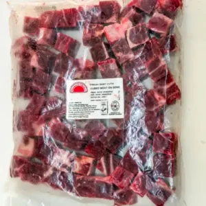 Cubed Meat on Bone – Beef /kg