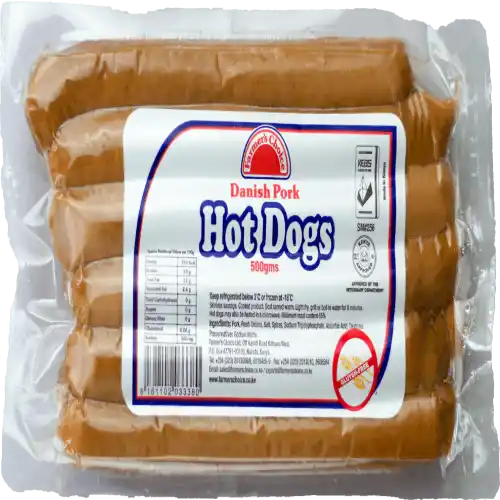Danish Pork Hotdogs 500gms