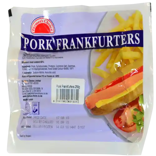 Frankfurters 250gms