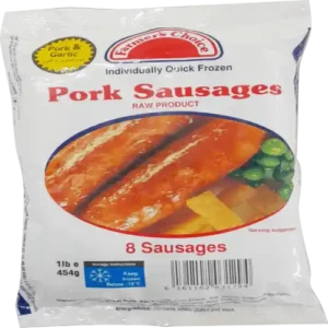 Pork & Garlic IQF Ssgs 454gms