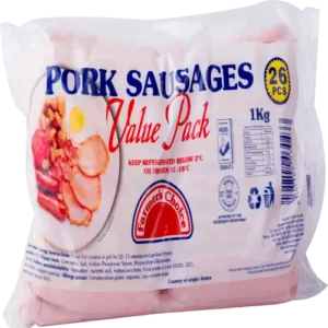 Value Pack Pork Sausages 1kg